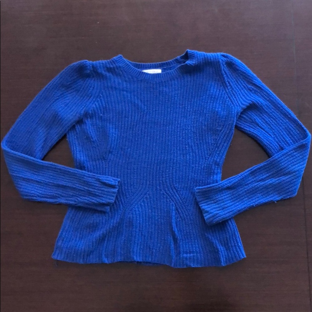 Blue sweater